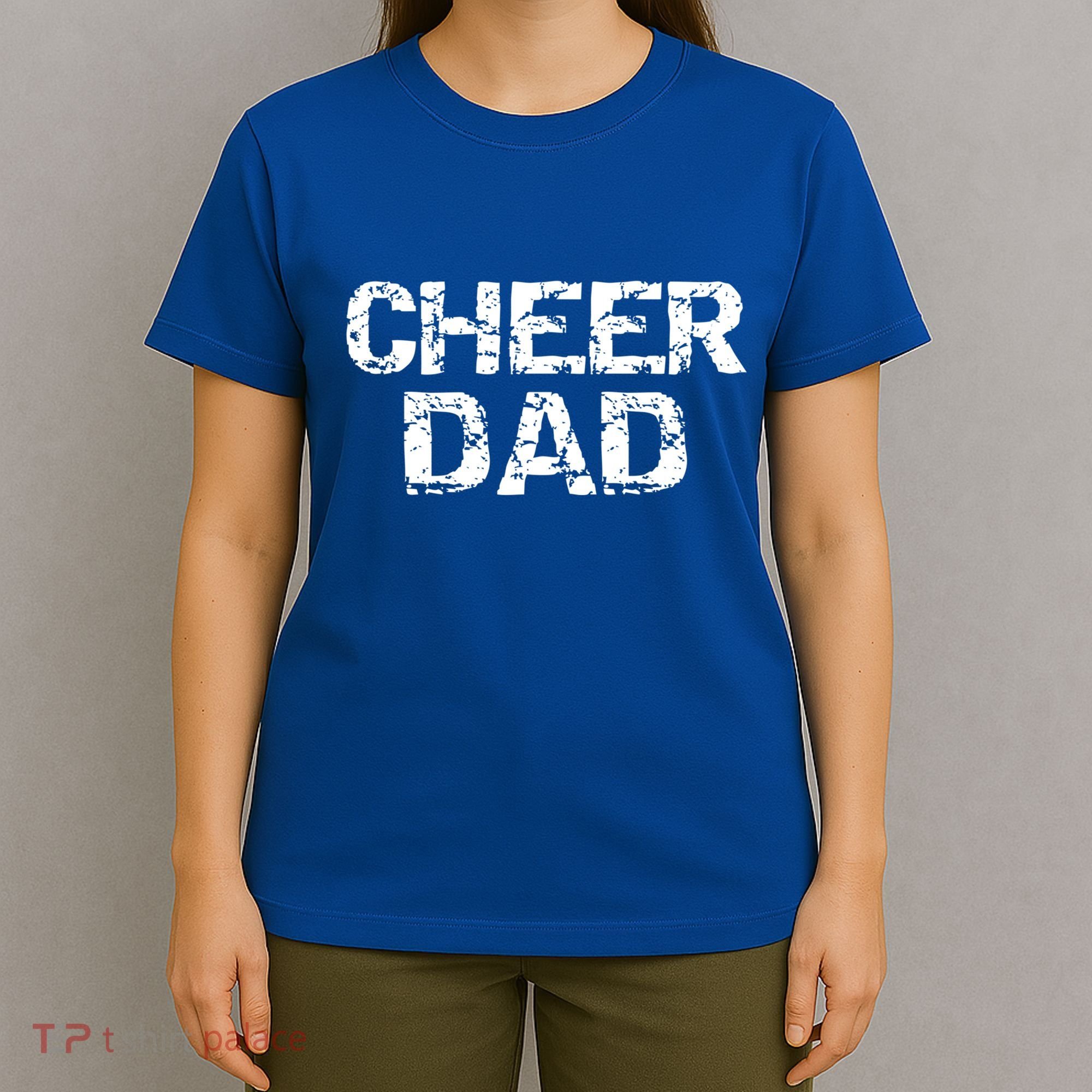 Father Cheerleading Gift From Cheerleader Daughter Cheer Dad Gift T-Shirt
