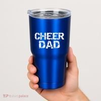 Father Cheerleading Gift From Cheerleader Daughter Cheer Dad Gift Tumbler thumb 2