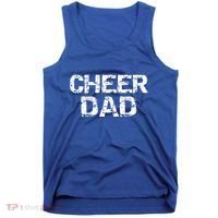 Father Cheerleading Gift From Cheerleader Daughter Cheer Dad Gift Tank Top thumb 0