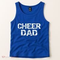 Father Cheerleading Gift From Cheerleader Daughter Cheer Dad Gift Tank Top thumb 2