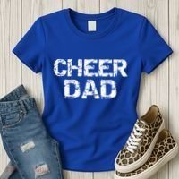 Father Cheerleading Gift From Cheerleader Daughter Cheer Dad Gift Women's T-Shirt thumb 3