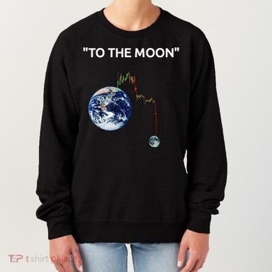 Funny Crypto Going Down To The Moon Women's Sweatshirt