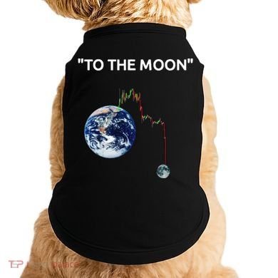Funny Crypto Going Down To The Moon Doggie Tank