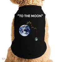 Funny Crypto Going Down To The Moon Doggie Tank thumb 0
