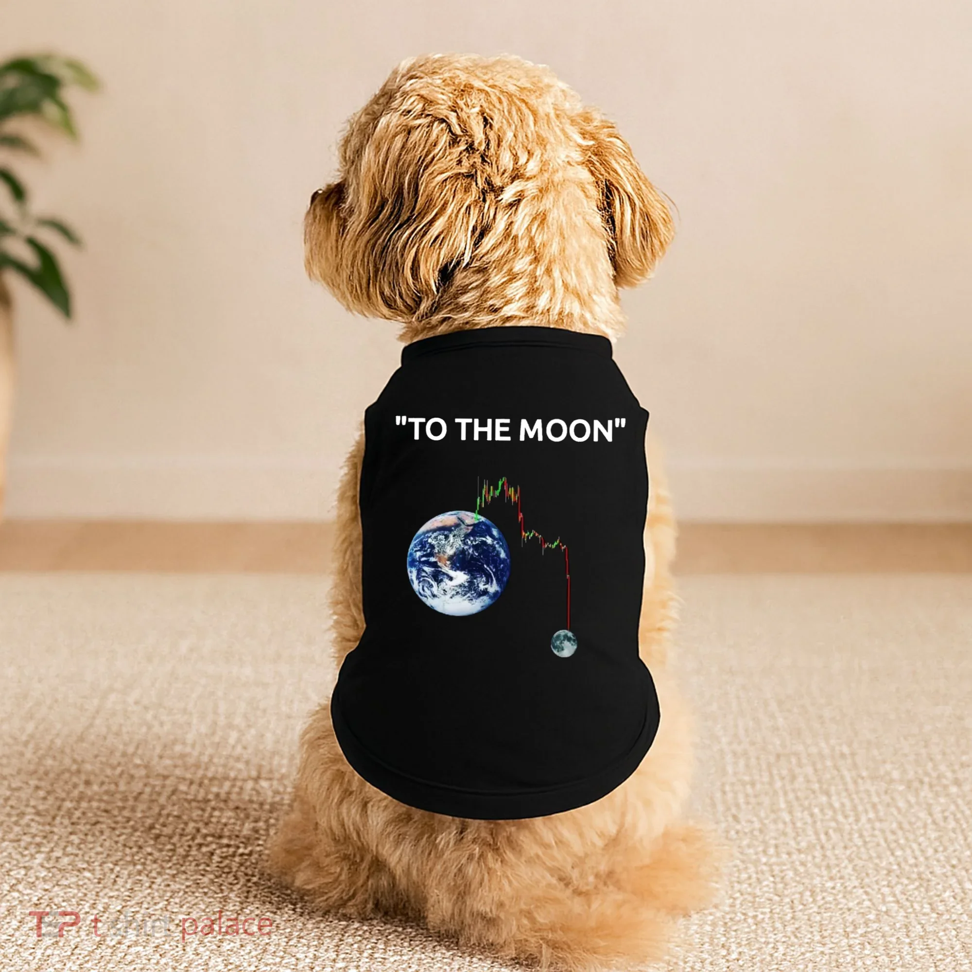 Funny Crypto Going Down To The Moon Doggie Tank