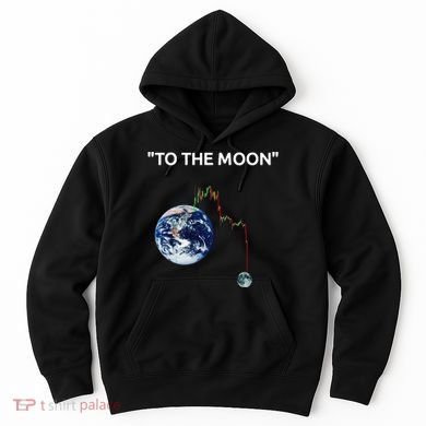 Funny Crypto Going Down To The Moon Hoodie