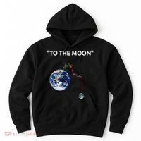 Funny Crypto Going Down To The Moon Hoodie thumb 0