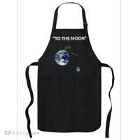 Funny Crypto Going Down To The Moon Apron thumb 0