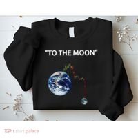 Funny Crypto Going Down To The Moon Sweatshirt thumb 2