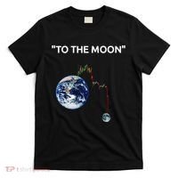 Funny Crypto Going Down To The Moon T-Shirt thumb 0