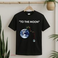 Funny Crypto Going Down To The Moon T-Shirt thumb 2