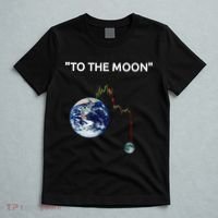Funny Crypto Going Down To The Moon T-Shirt thumb 5