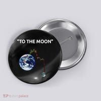 Funny Crypto Going Down To The Moon Button thumb 0