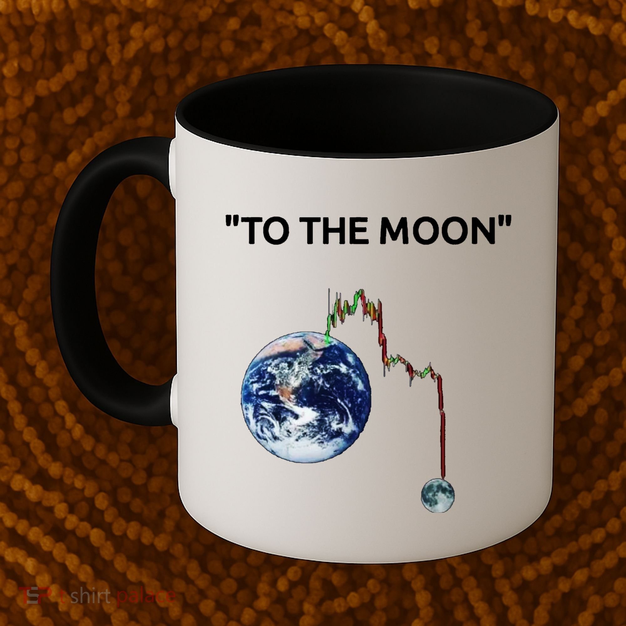 Funny Crypto Going Down To The Moon Coffee Mug