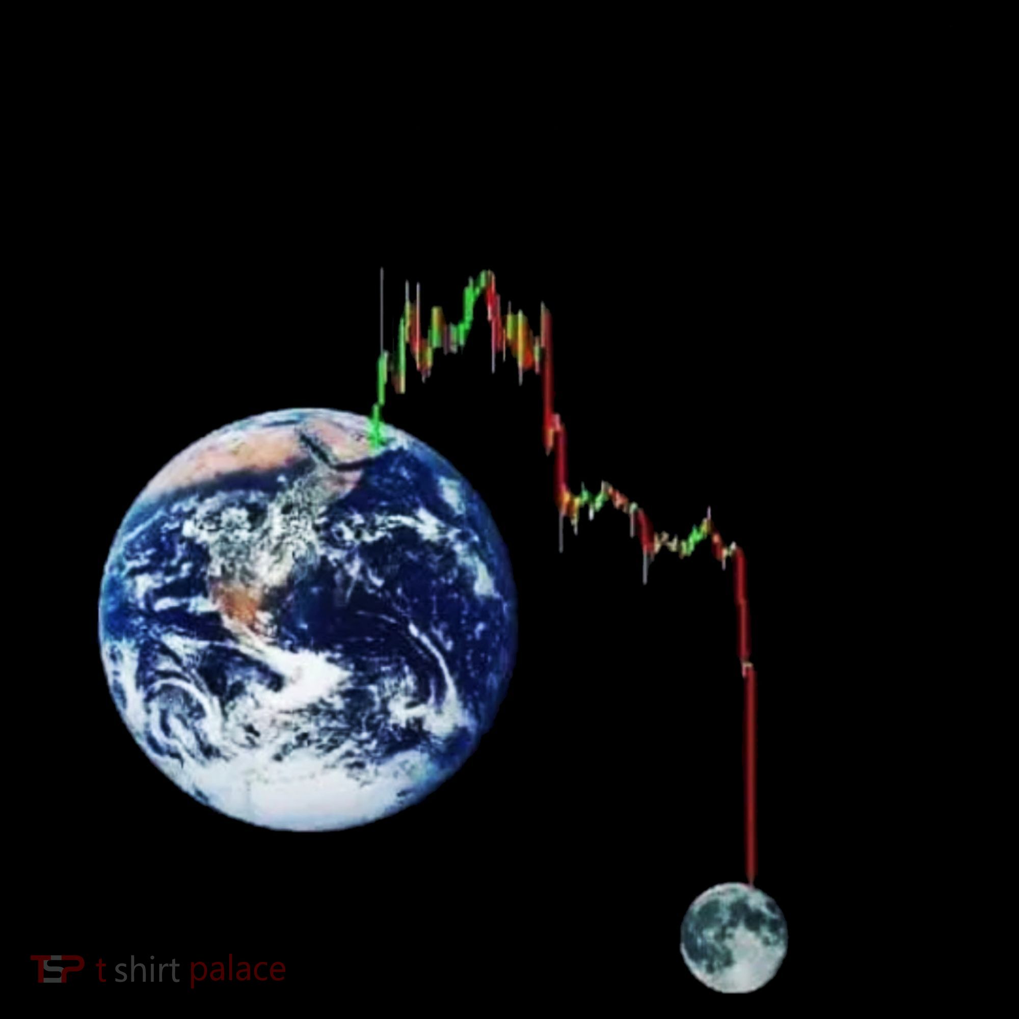 Funny Crypto Going Down To The Moon Coffee Mug