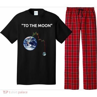Funny Crypto Going Down To The Moon Pajama Set