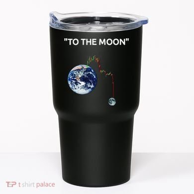 Funny Crypto Going Down To The Moon Tumbler