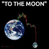 Funny Crypto Going Down To The Moon Ornament thumb 1