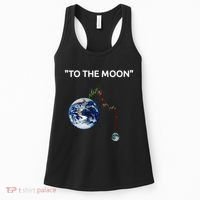 Funny Crypto Going Down To The Moon Women's Tank Top thumb 0