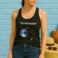 Funny Crypto Going Down To The Moon Women's Tank Top thumb 2