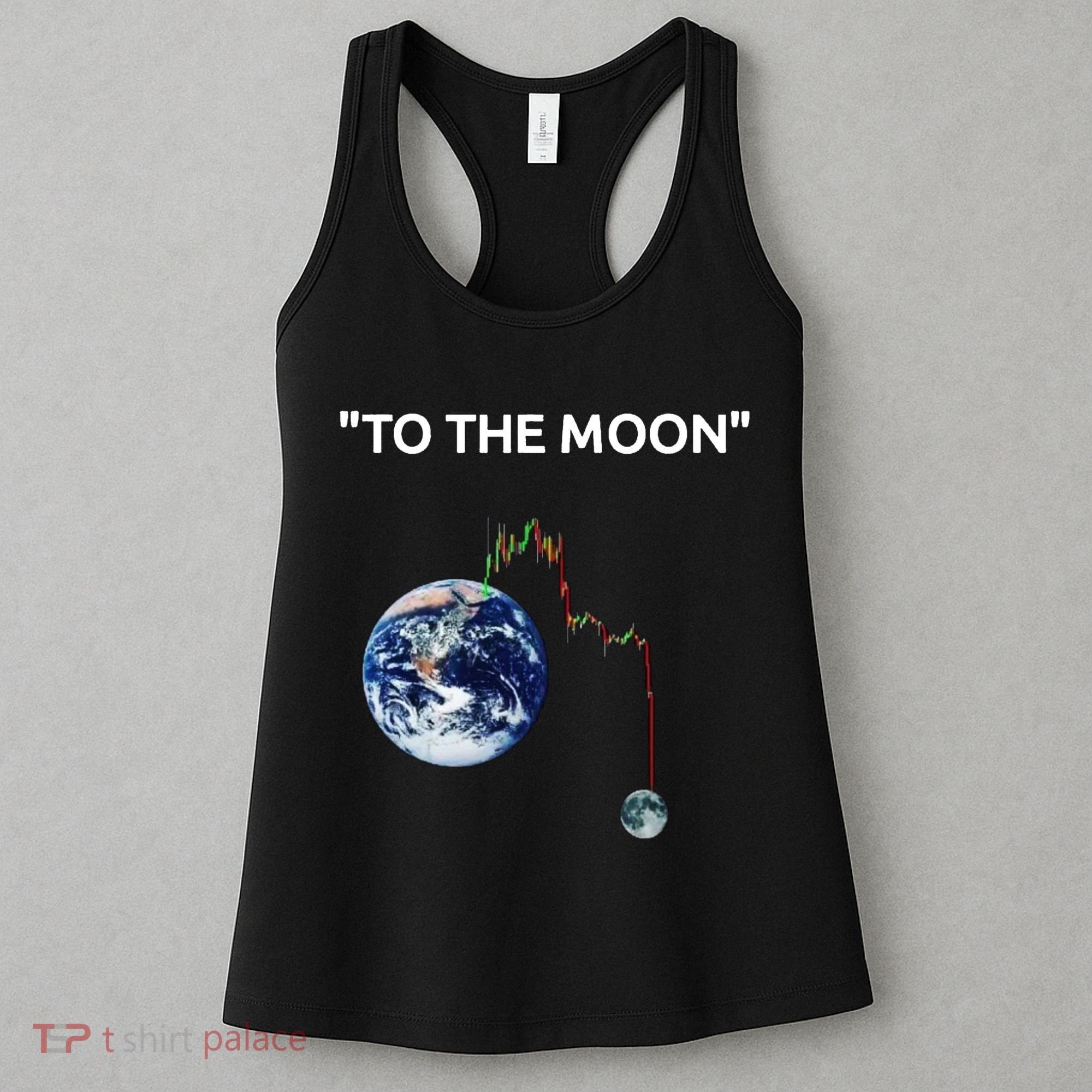 Funny Crypto Going Down To The Moon Women's Tank Top