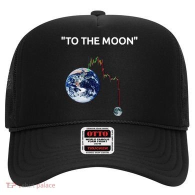 Funny Crypto Going Down To The Moon Hat