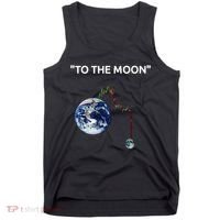 Funny Crypto Going Down To The Moon Tank Top thumb 0