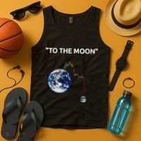 Funny Crypto Going Down To The Moon Tank Top thumb 4