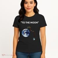 Funny Crypto Going Down To The Moon Women's T-Shirt thumb 4