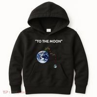 Funny Crypto Going Down To The Moon Kids Hoodie thumb 0