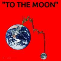 Funny Crypto Going Down To The Moon Santa Hat thumb 1