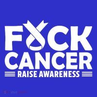 Fuck Cancer Gift White Ribbon Lung Cancer Awareness Sweatshirt thumb 3