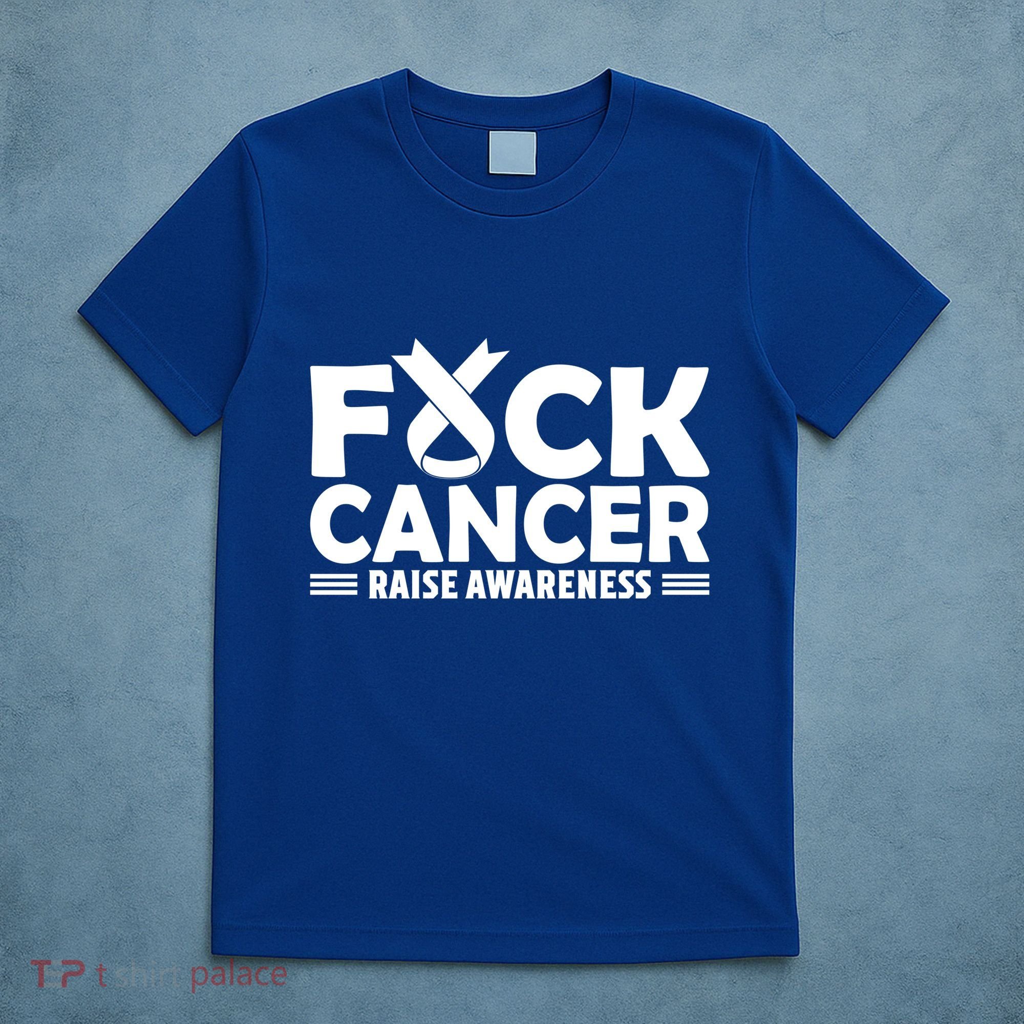 Fuck Cancer Gift White Ribbon Lung Cancer Awareness T-Shirt