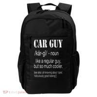 Funny Car Guy Cars Lover Racing Mechanics Car Guy Definition Backpack thumb 0