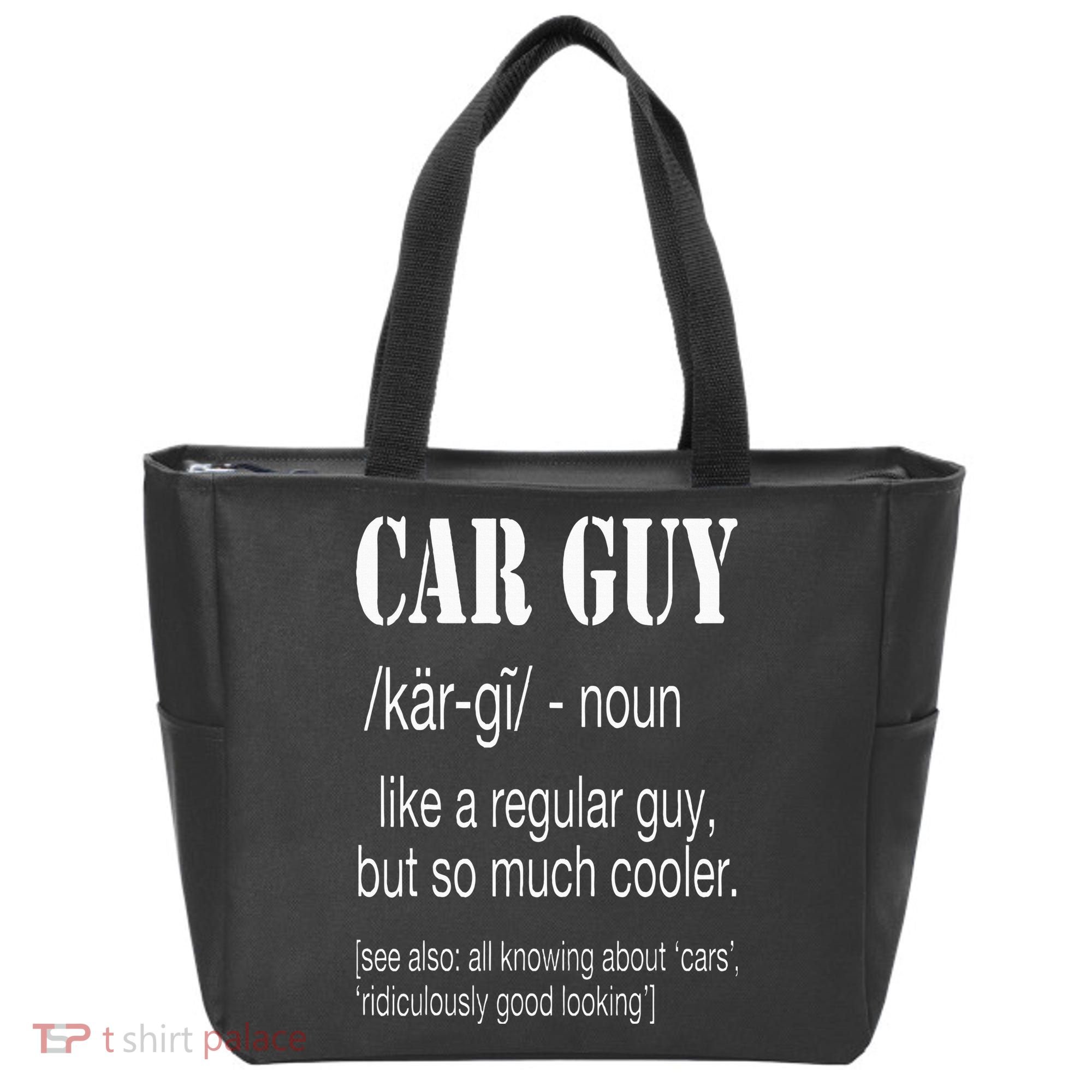 Funny Car Guy Cars Lover Racing Mechanics Car Guy Definition Tote Bag