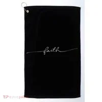 Faith Christianity Gift Golf Towel thumb 0