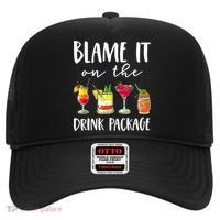 Funny Cruise Gifts Blame It On The Drink Package Hat thumb 0