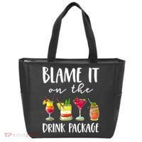Funny Cruise Gifts Blame It On The Drink Package Tote Bag thumb 0