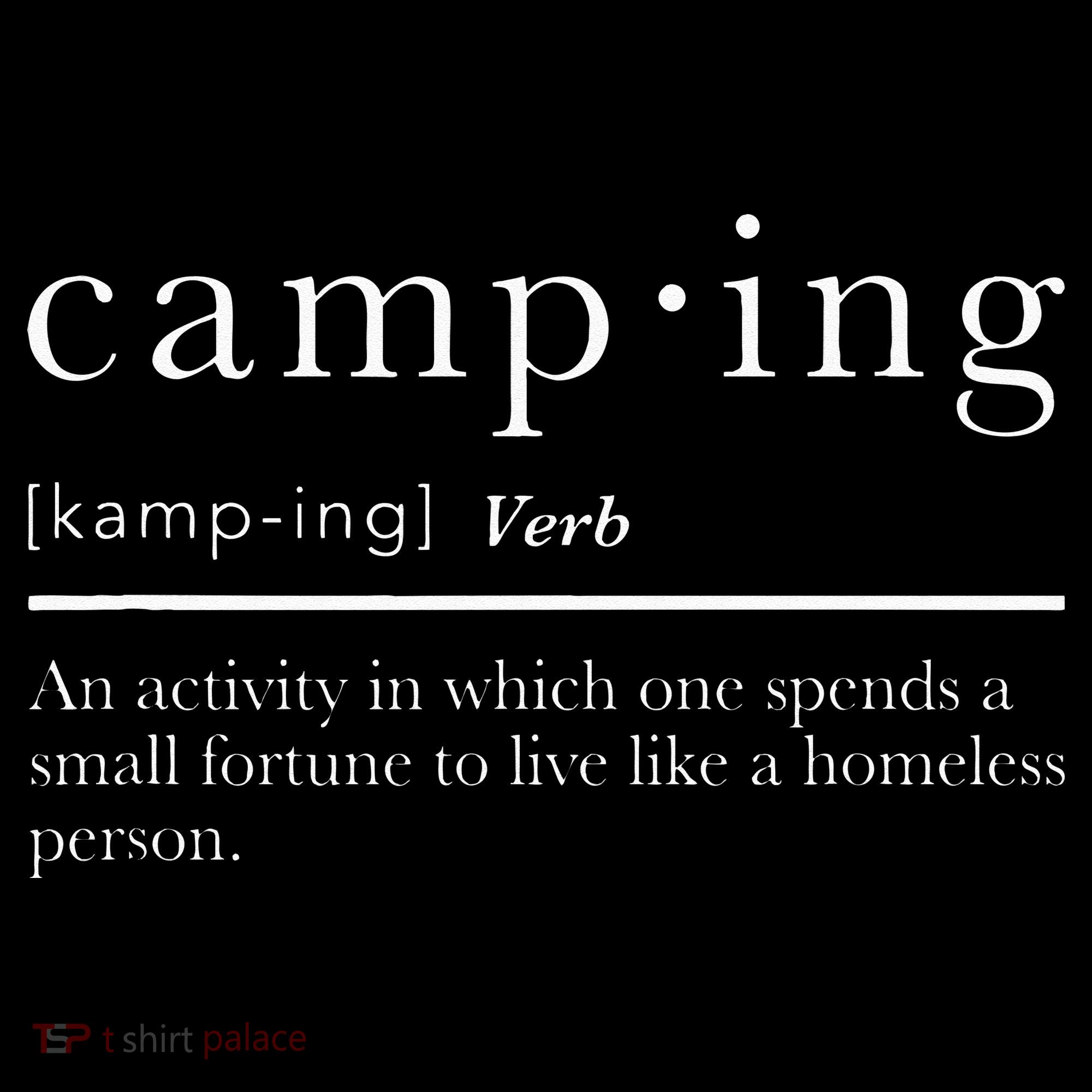 Funny Camping Gifts With Sayings For Campers Camp Definition Women's Hoodie