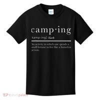 Funny Camping Gifts With Sayings For Campers Camp Definition Kids T-Shirt thumb 0