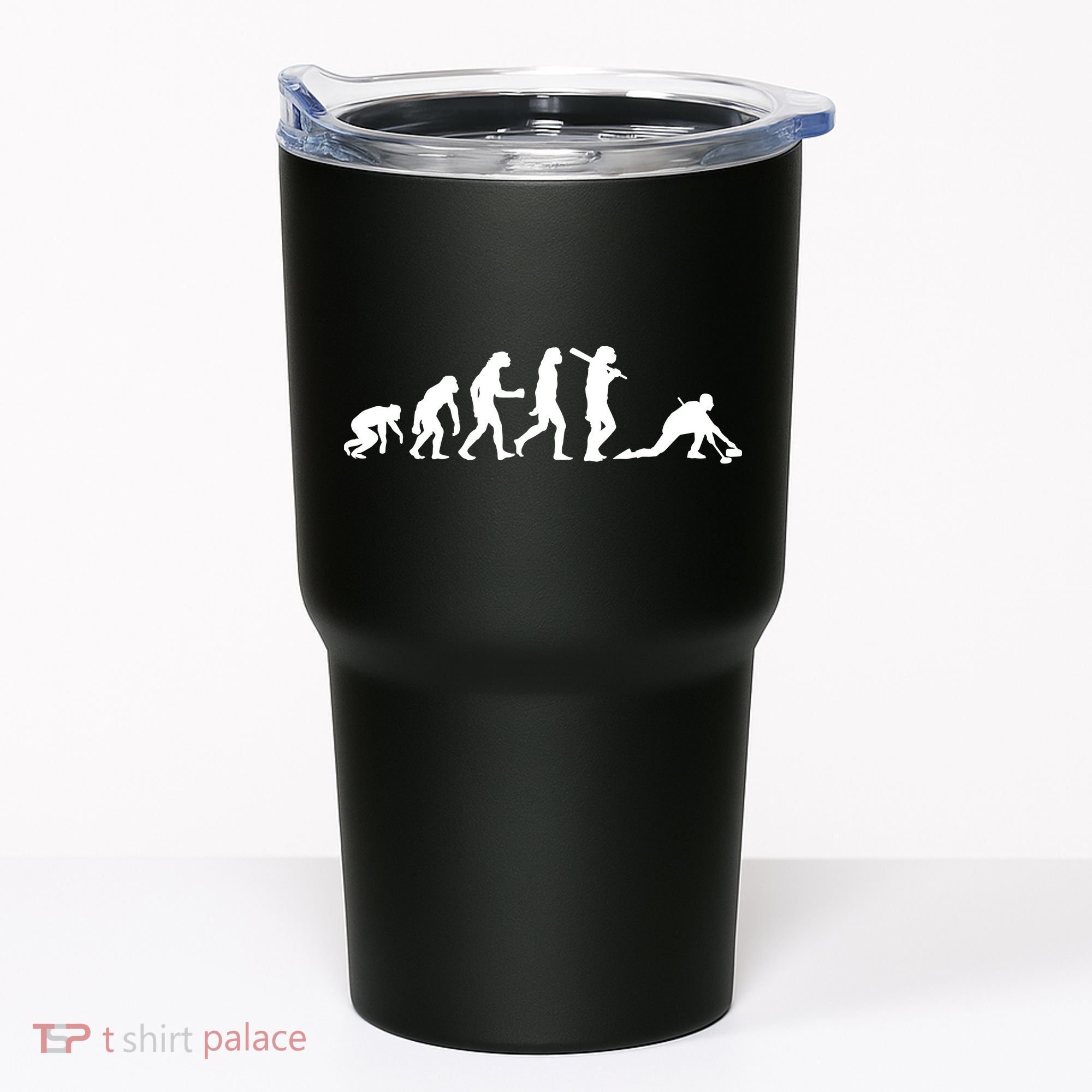 Funny Curling Gift For Men Women Curling Team Stone Player Tumbler