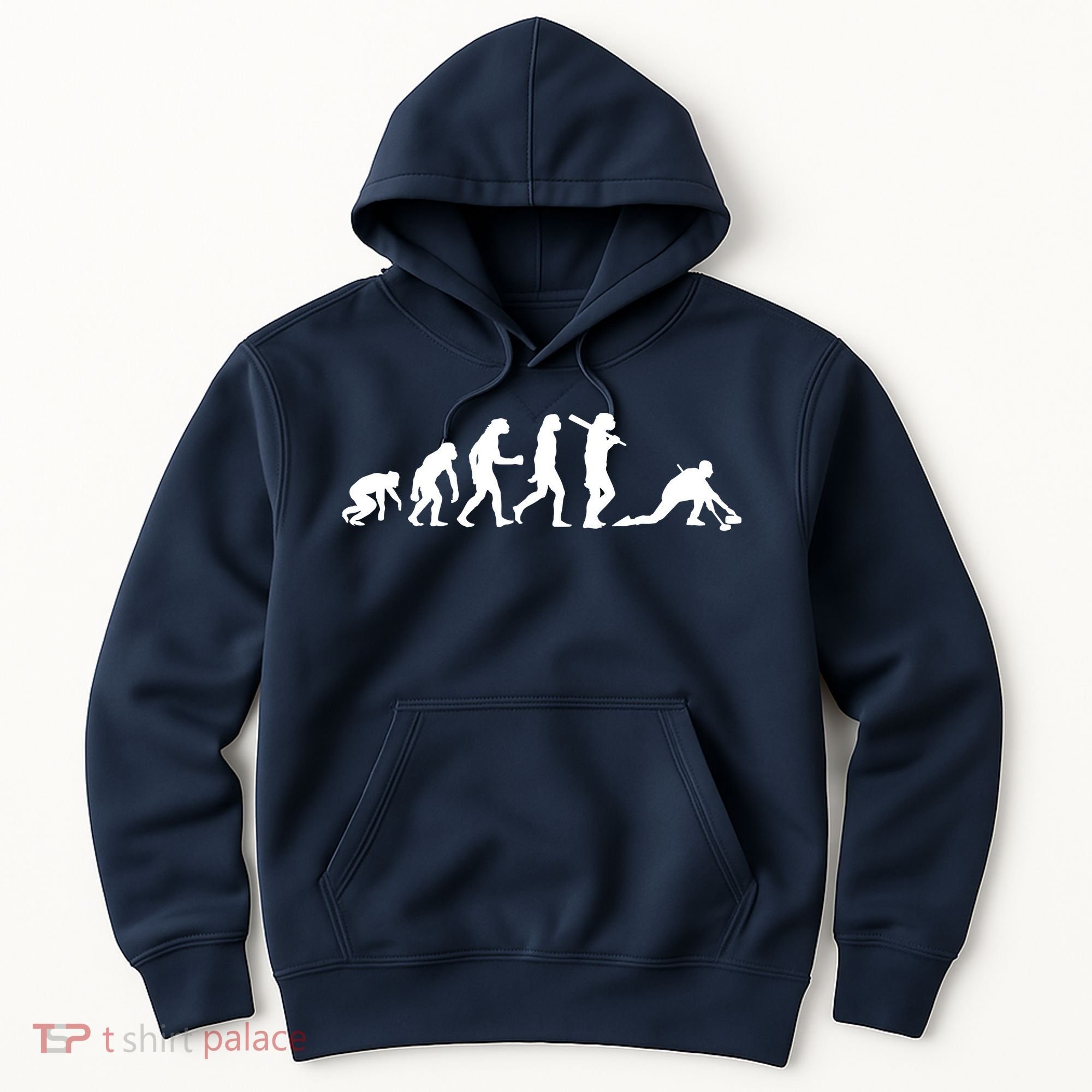 Funny Curling Gift For Men Women Curling Team Stone Player Hoodie