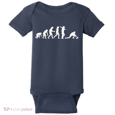 Funny Curling Gift For Men Women Curling Team Stone Player Baby Bodysuit