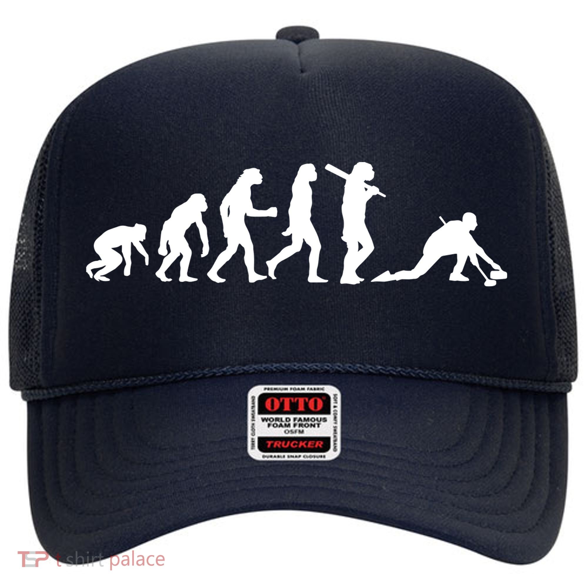 Funny Curling Gift For Men Women Curling Team Stone Player Hat