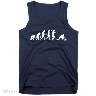 Funny Curling Gift For Men Women Curling Team Stone Player Tank Top