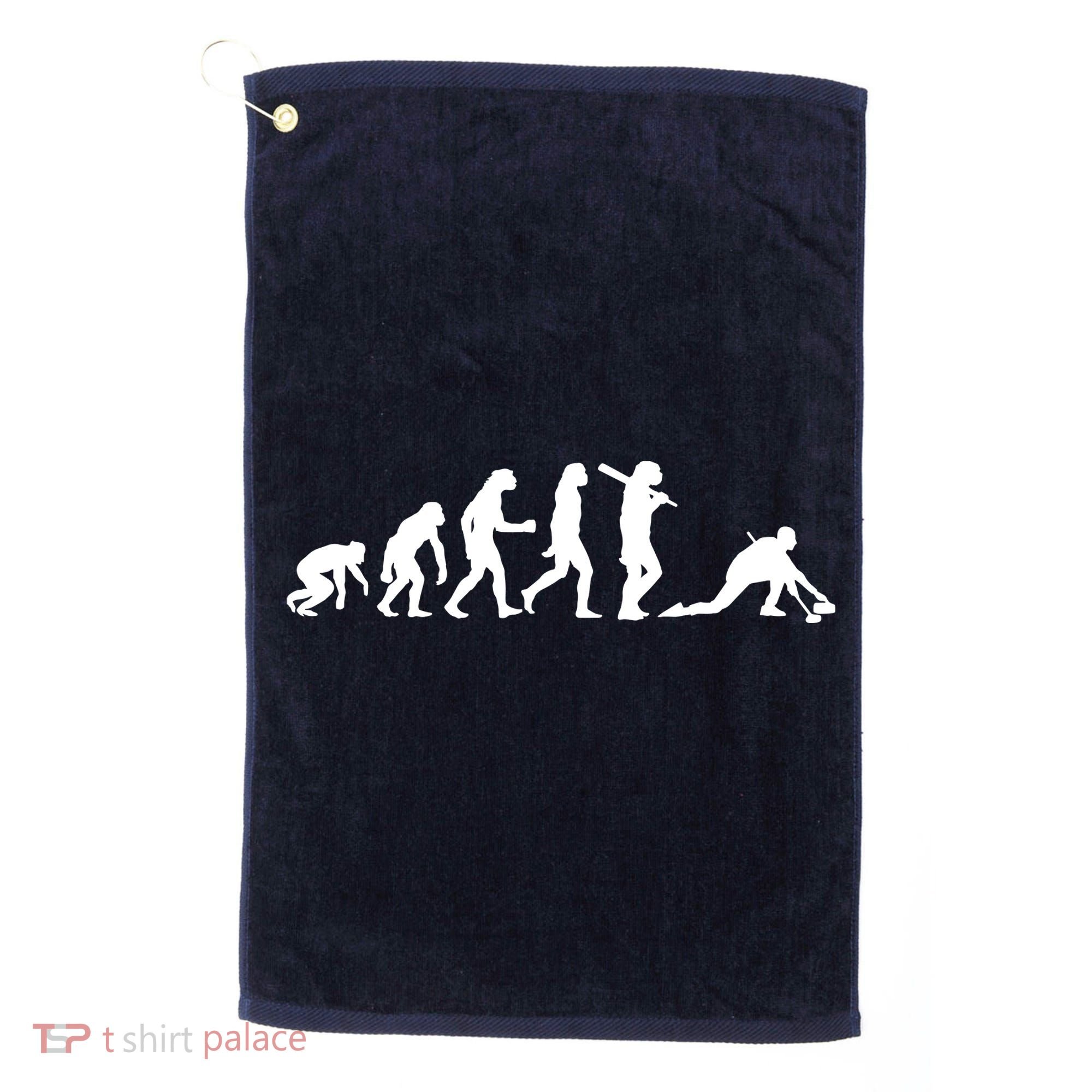 Funny Curling Gift For Men Women Curling Team Stone Player Golf Towel
