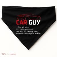 Funny Car Guy Definition  Sport Car Lover Car guy Mechanic USA-Made Doggie Bandana thumb 0
