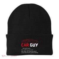 Funny Car Guy Definition  Sport Car Lover Car guy Mechanic Beanie thumb 0