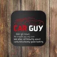 Funny Car Guy Definition  Sport Car Lover Car guy Mechanic Coaster thumb 0