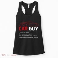 Funny Car Guy Definition  Sport Car Lover Car guy Mechanic Women's Tank Top thumb 0